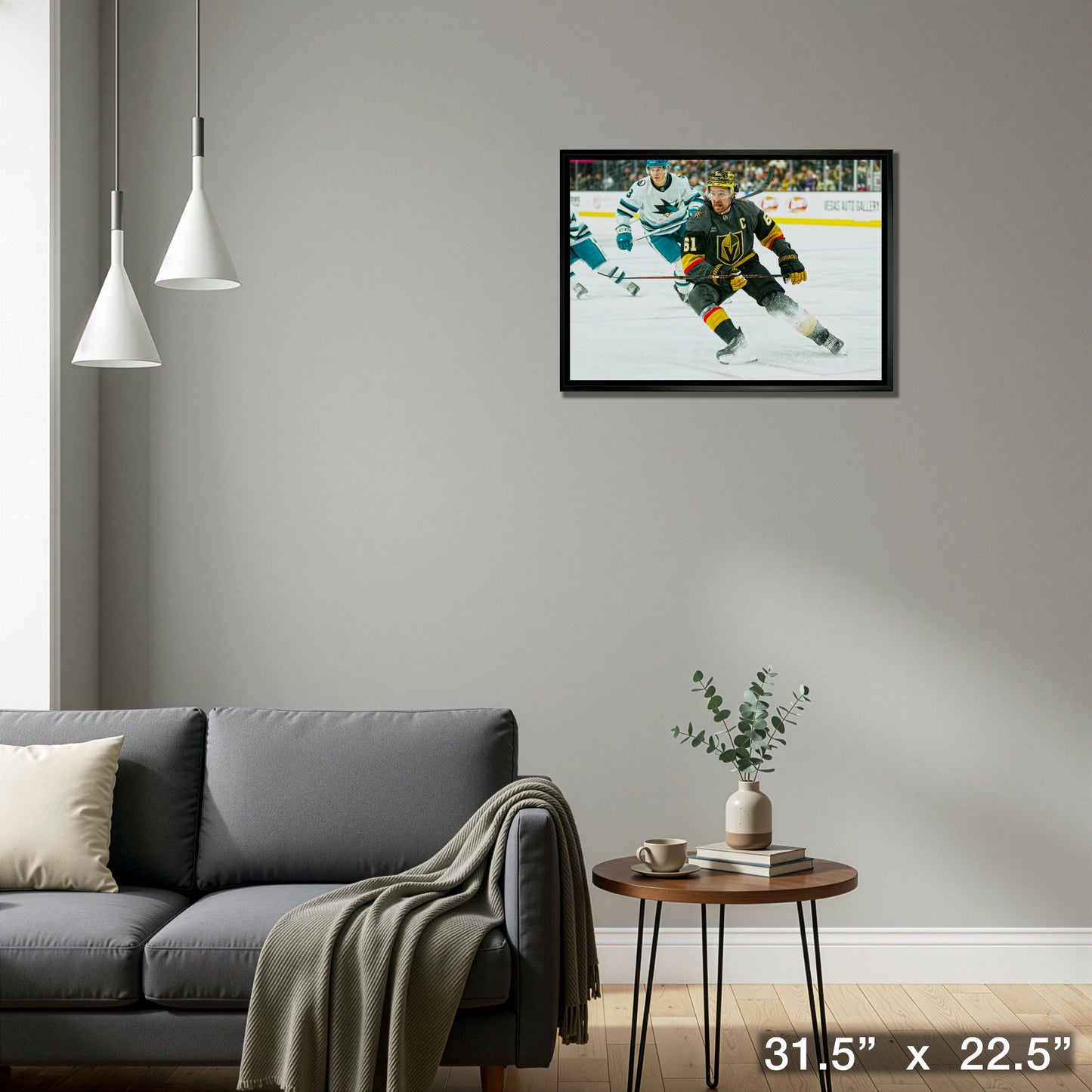 Mark Stone 20x29 Framed Canvas Vegas Golden Knights