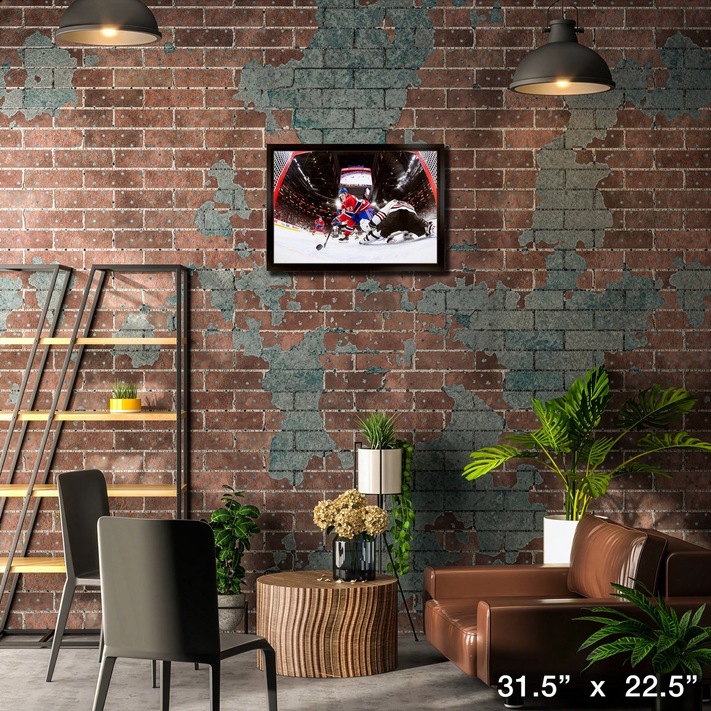 Ivan Demidov Unsigned Framed 20x29 Canvas Montreal Canadiens First Goal