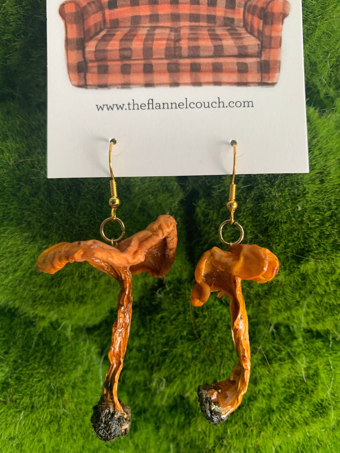 Wild Ontario Mushrooms Earrings www.Shopthatapp.com