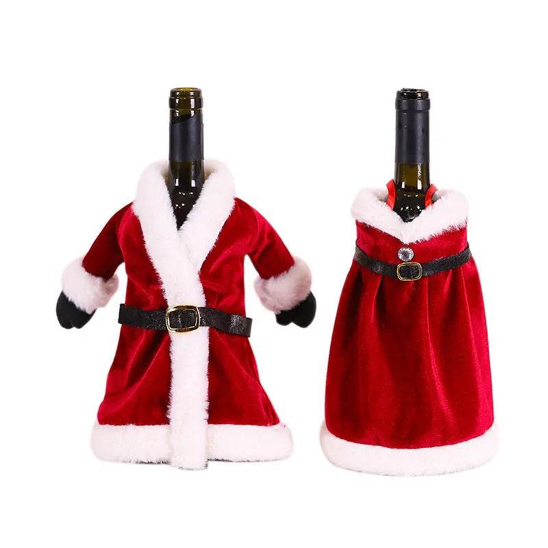 Christmas Decorations Christmas Wine Bottle Socks - Velora