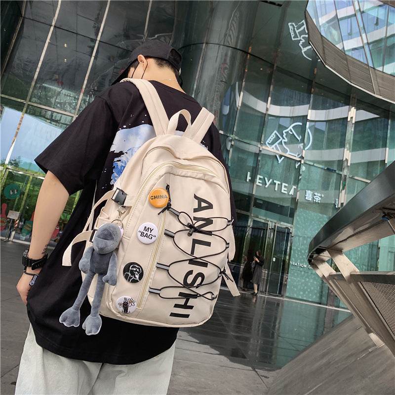 Unisex Teen Large Capacity Sports College High School Backpack - Velora