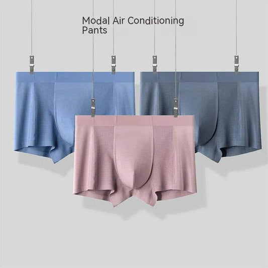 Seamless Breathable Modal Spandex Men's Boxer Briefs Underwear - Velora
