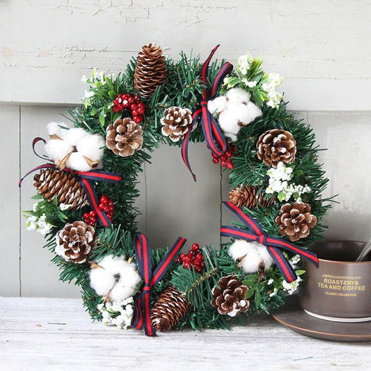 30cm 40cm Christmas Wreath Ornaments Christmas Wreath - Velora