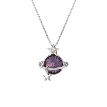 Swarovski Crystal Necklace - Simple Design Direct Sale