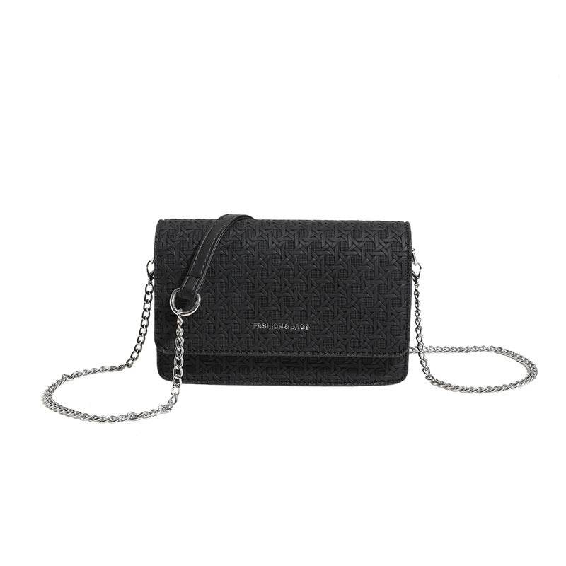 Luxury Women's Chain Embossed Square flap Shoulder Bag for women - Velora