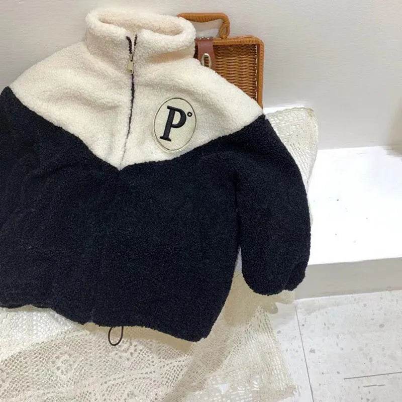 Plus Fleece Coat Loose Thickened Warm Cotton Clothing For Boys And Girls - Velora