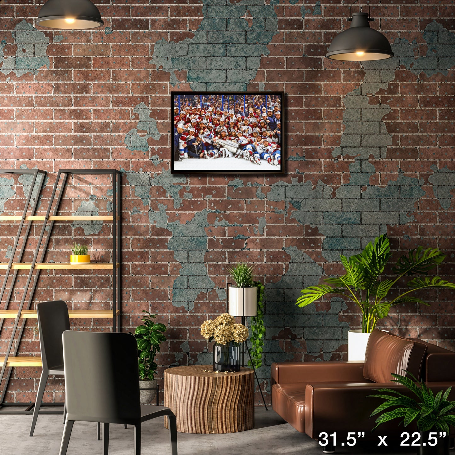 Colorado Avalanche Framed 20x29 2022 Stanley Cup Champions Canvas