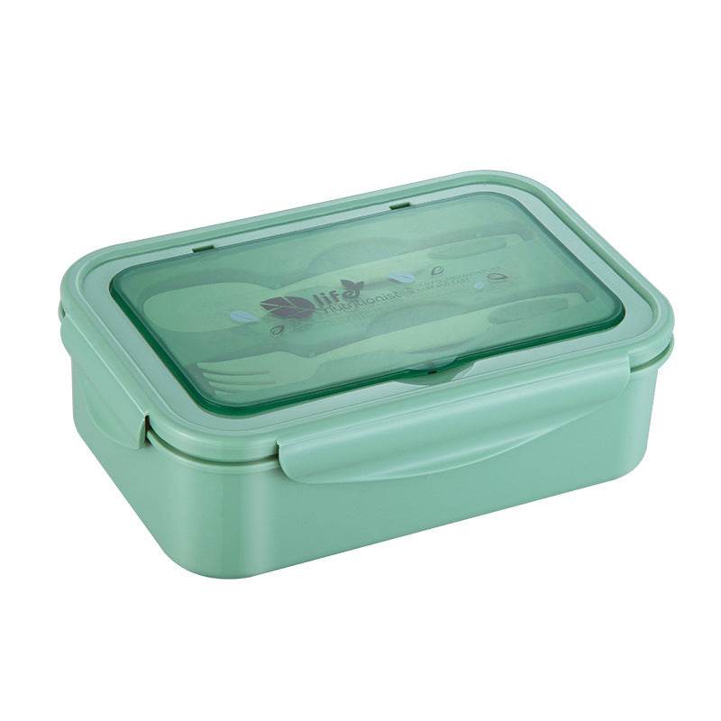 Kids Plastic Bento Lunch box with Cutleries - Velora