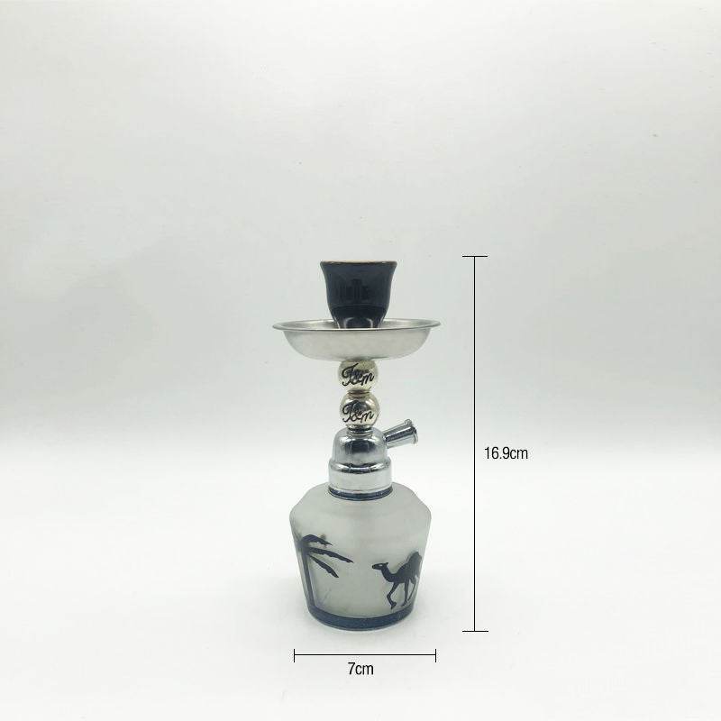 Mini Hookah Single Tube Glass Set - Velora
