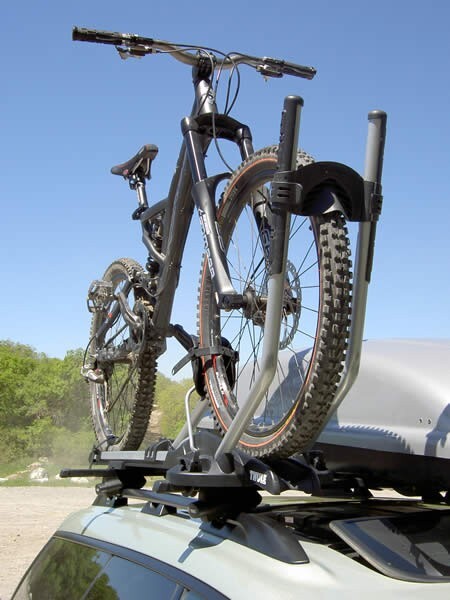 Thule 597 Super G Premium Upright Rooftop Bike Carrier - Velora