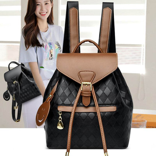 Retro Contrast Color Hand Bag Fashionable And Versatile Travel Bags - Velora