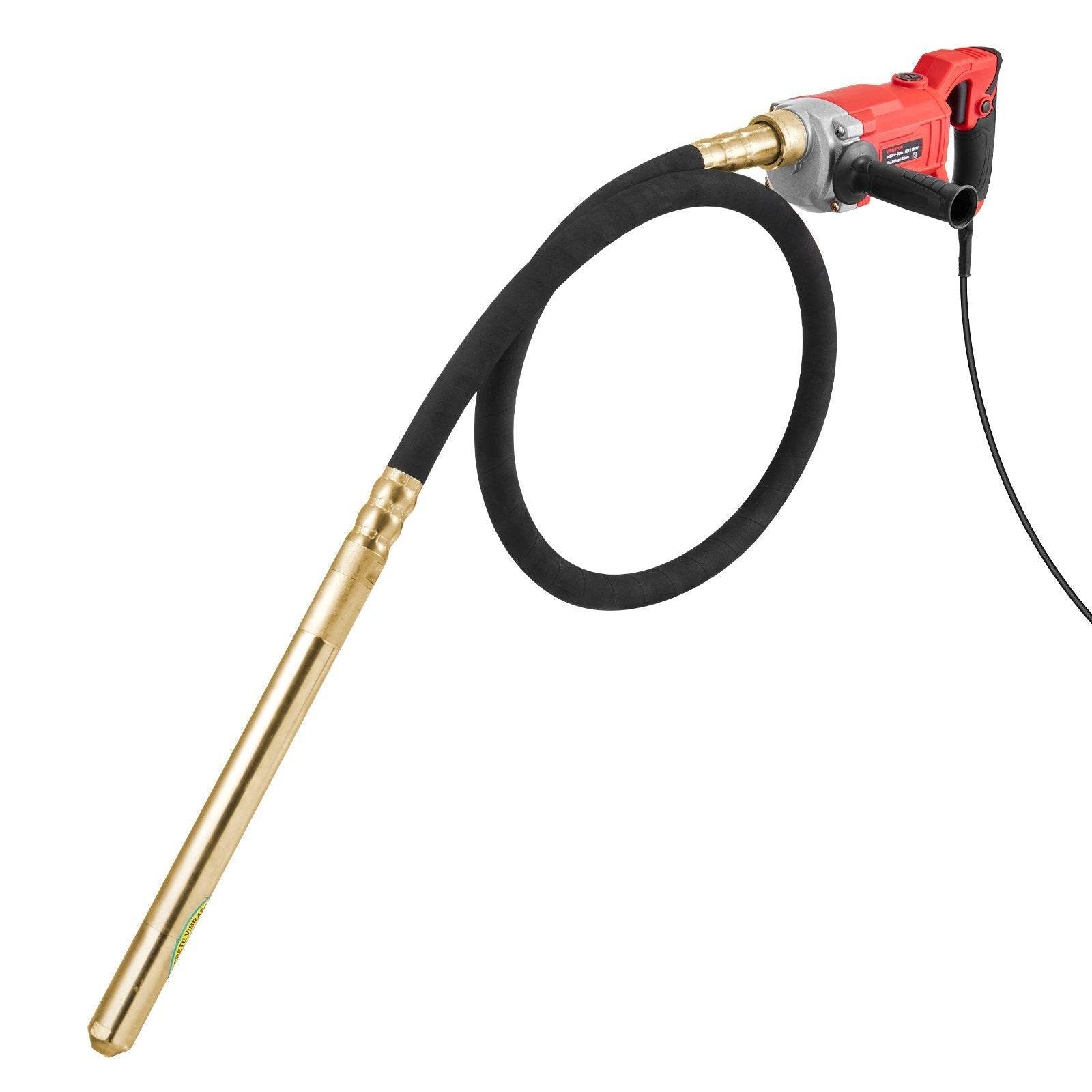 Handheld Concrete Vibrator, 800W Electric Vibrator 13000 VPM - Velora
