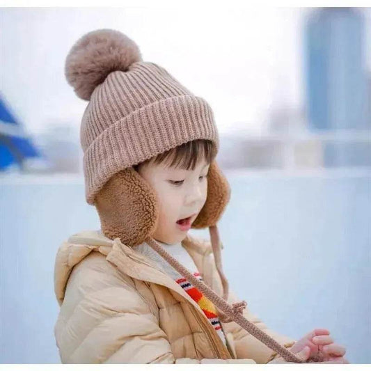Autumn And Winter Children's Cute Knitting Wool Hat Winter - Velora