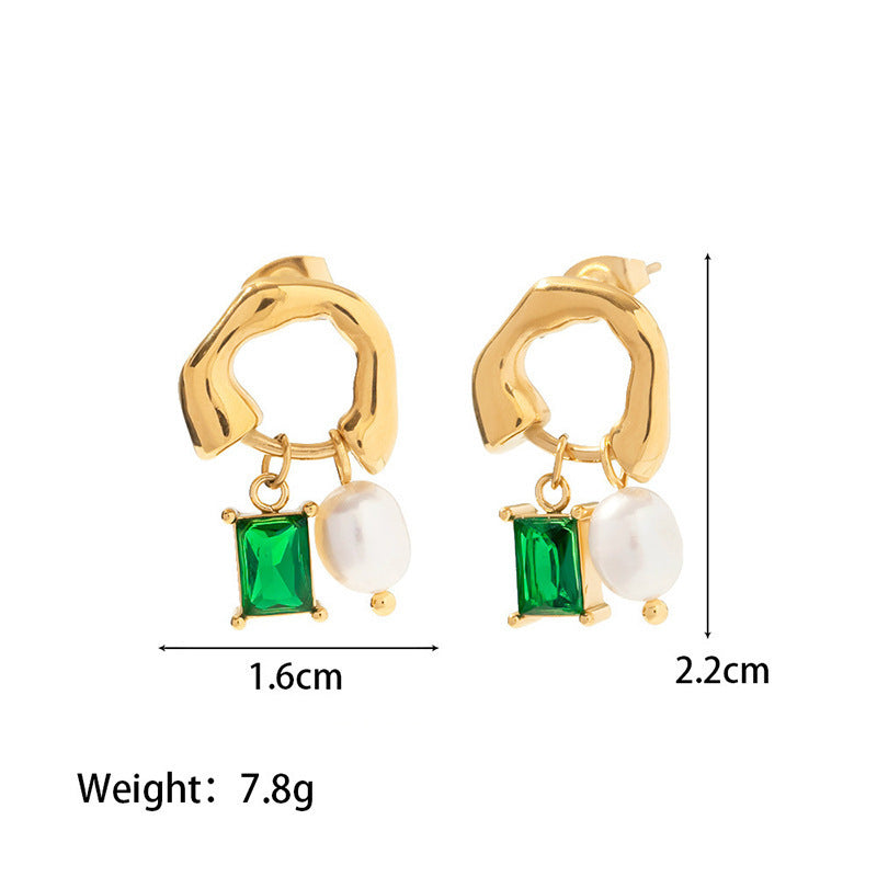 Ins French Retro Personalized Pendant Earrings