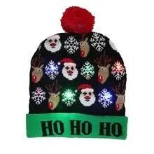 LED Light Christmas  Beanies