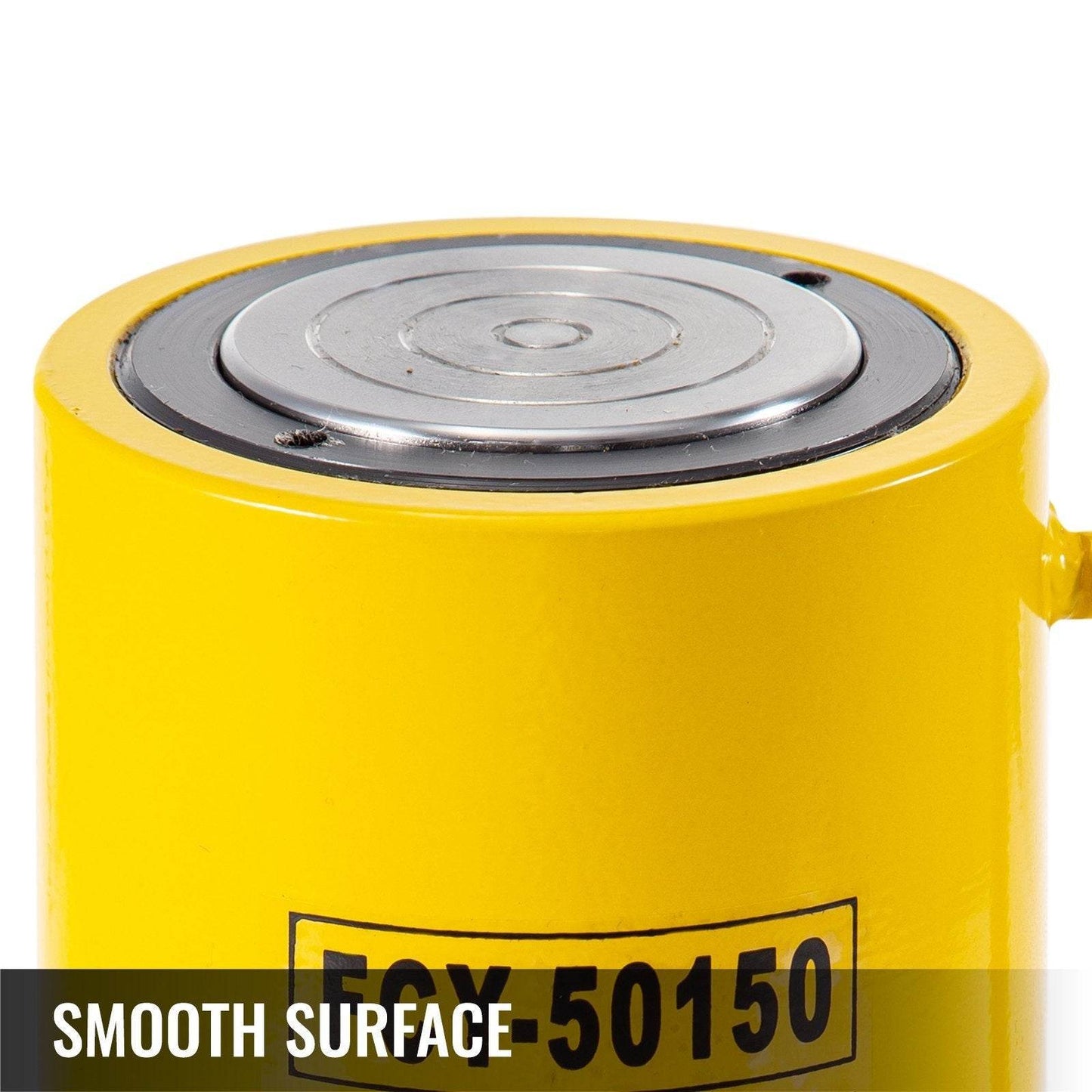 50T 6In Stroke Hydraulic Cylinder Jack Solid Single Acting Hydraulic Ram Cylinder 150mm Hydraulic Lifting Cylinders For Bending, Straightening And Pulling On Trucks, Tractors And Heavy Equipm