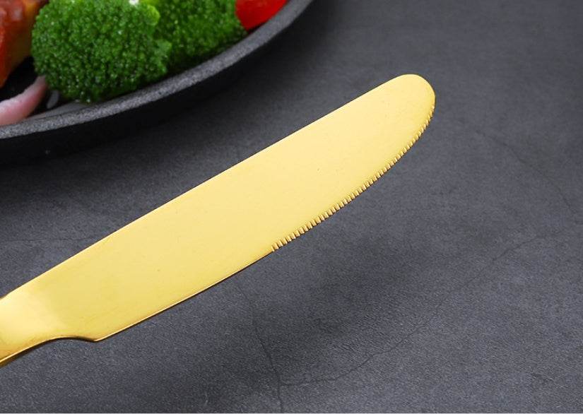 High-end tableware 24 piece set Cool Matching flatware - Velora