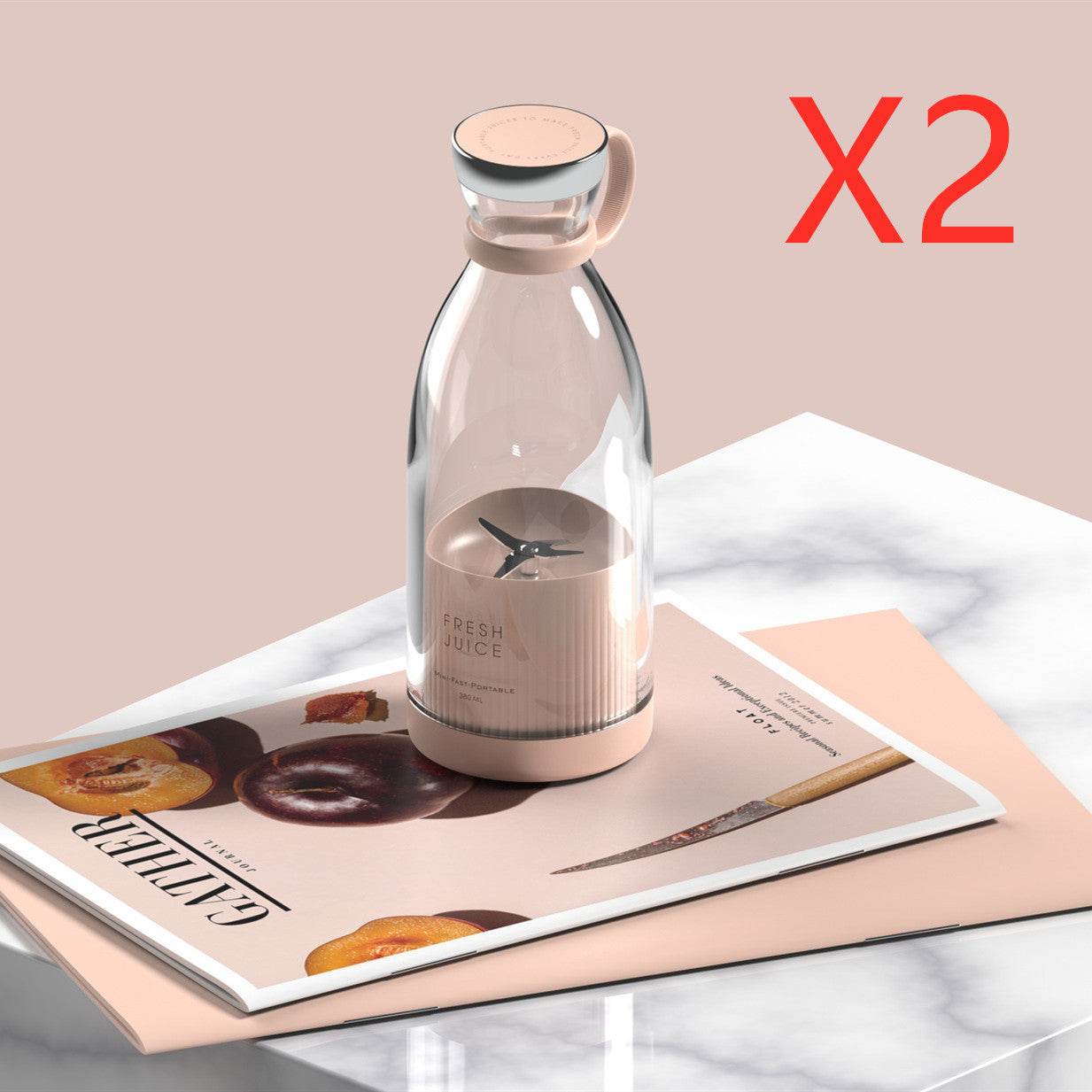 350ML Electric Smoothie Juicer Blender Mixer USB Rechargeable Household Portable Blender Maker Cup - Velora