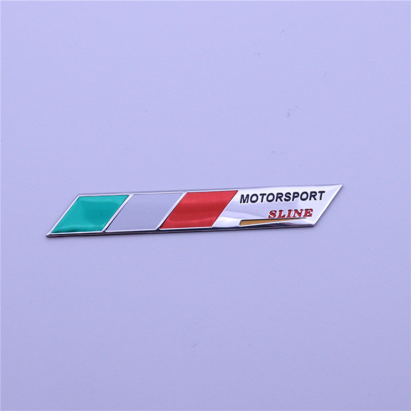 Alloy National Flag Car Decoration  Metal Car Sticker Velora