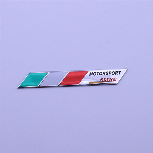 Alloy National Flag Car Decoration  Metal Car Sticker Velora