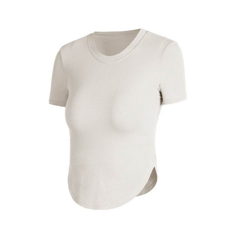 Nude feel Short-sleeved Workout Top Running gym top women - Velora