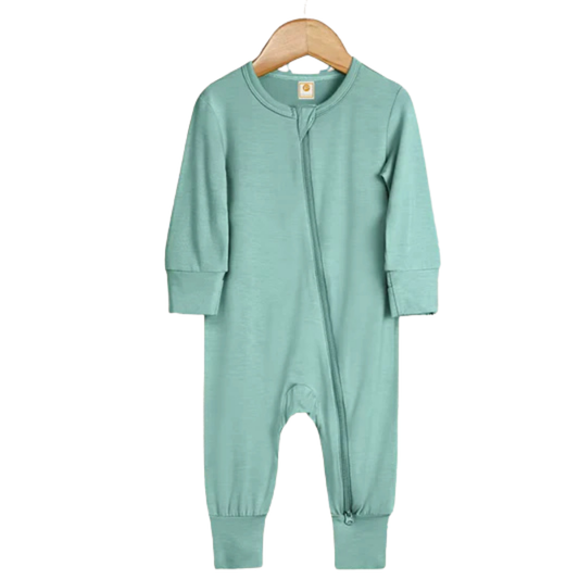 Puddle - Long Sleeve Bamboo Sleep + Play Romper - Velora