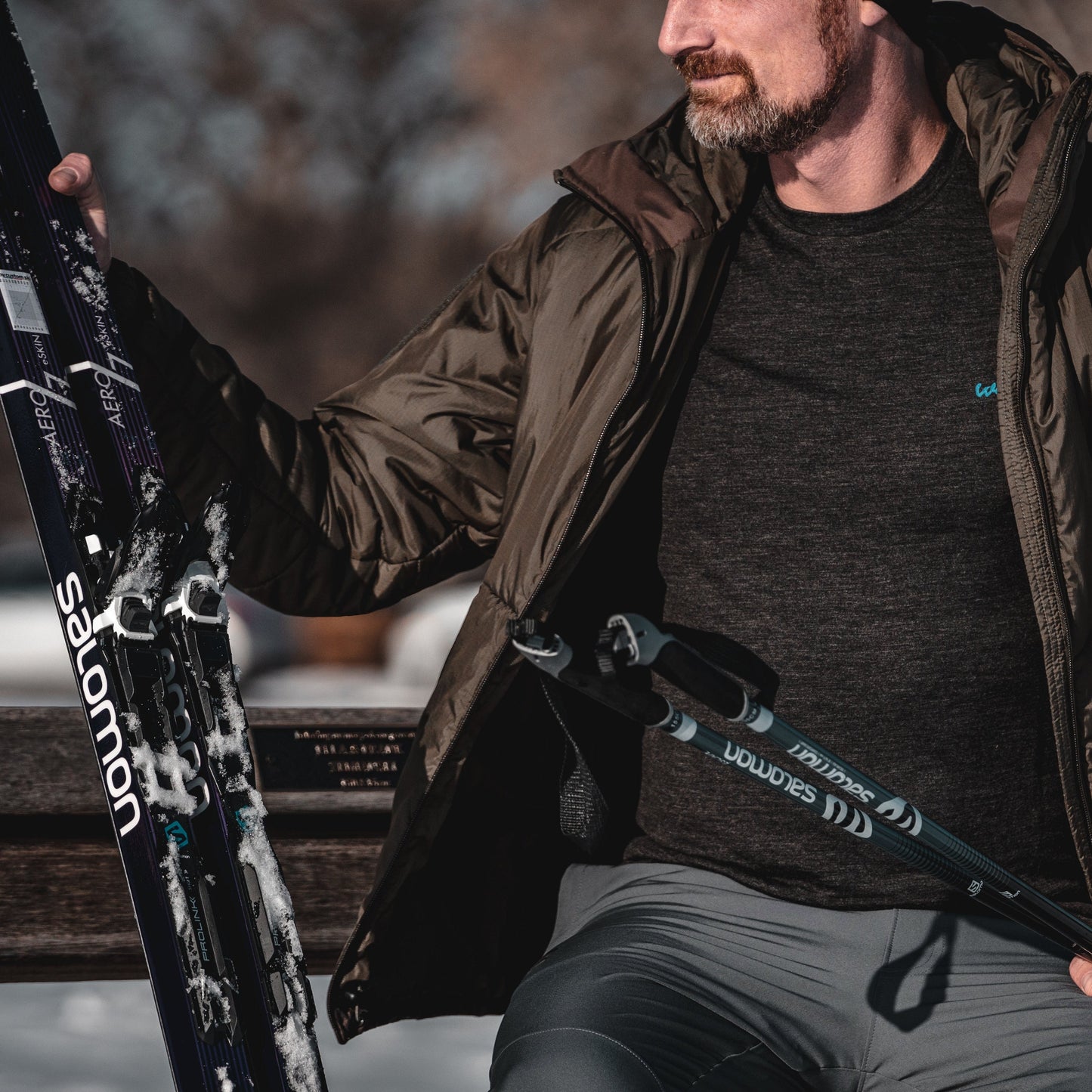 Men's 100% Merino Wool Long Sleeve Crew Neck Shirt 190 GSM Woolove Apparel