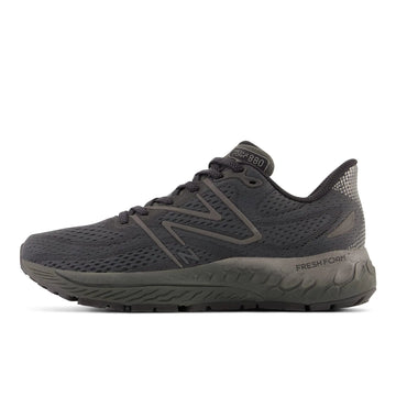 New Balance Womens Fresh Foam 880 V13 Running Shoe Blacktop/Black Metallic/Black 5 Medium