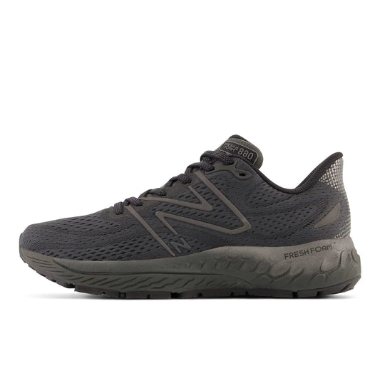 New Balance Womens Fresh Foam 880 V13 Running Shoe Blacktop/Black Metallic/Black 5 Medium