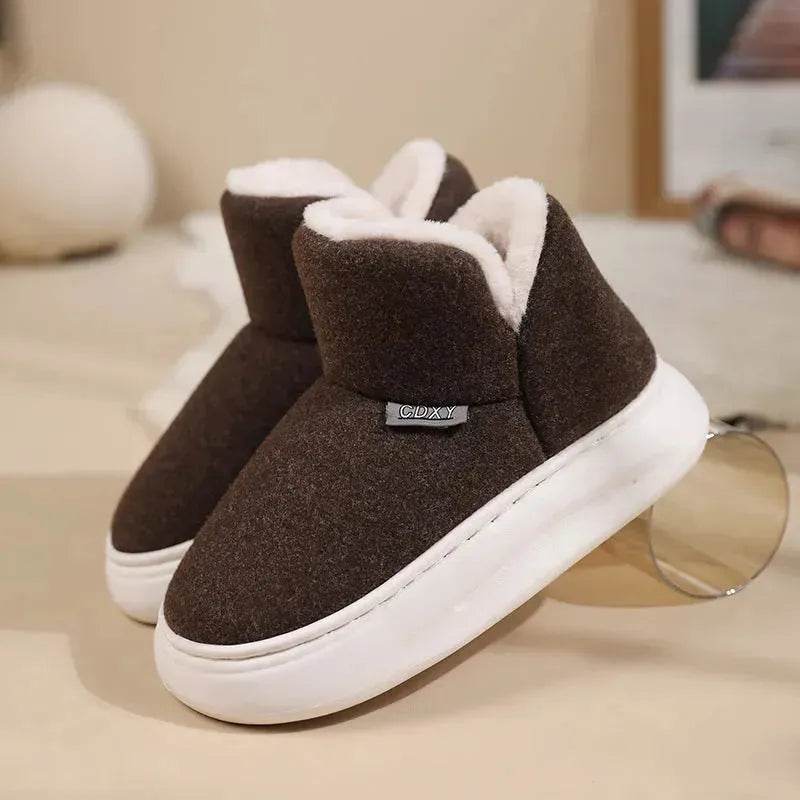 Winter Cotton Slippers Thick Casual Thick - Velora