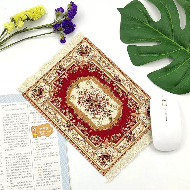 Office mouse pad, Suede fringe mouse pad Hot rubber Bohemian style - Velora