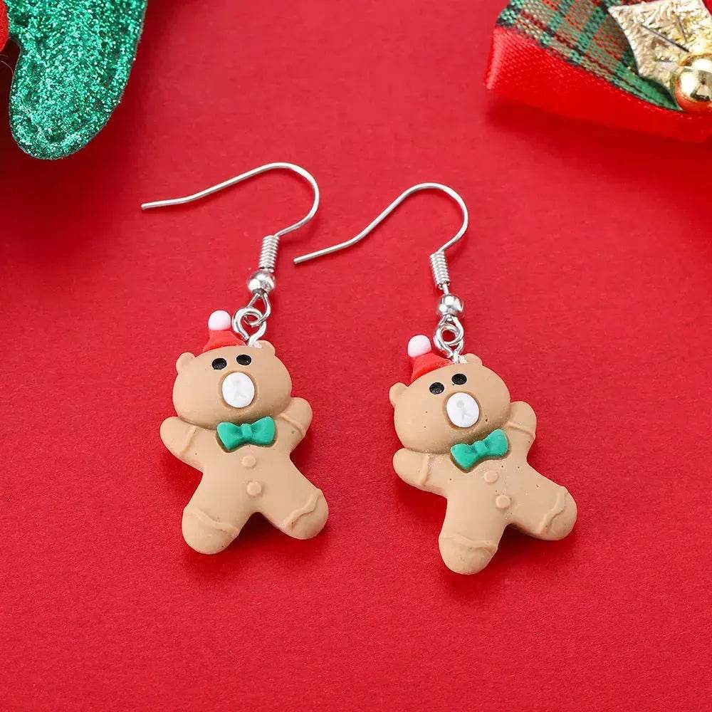 Creative Cartoon Christmas Earrings Fashion - Velora
