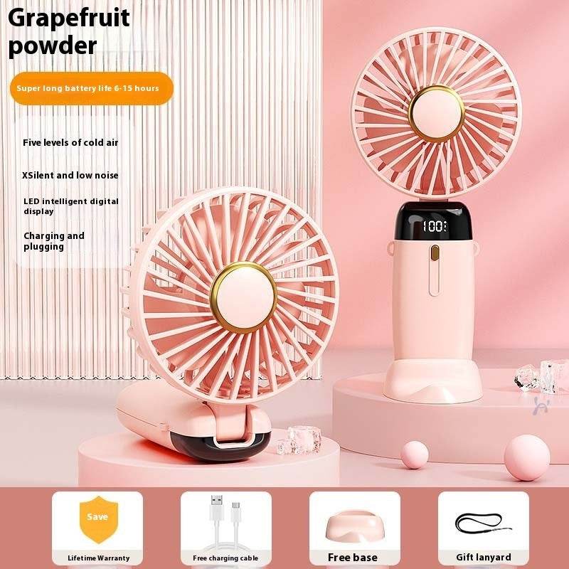 Handheld Usb Mini Portable Folding Aromatherapy Fan - Velora
