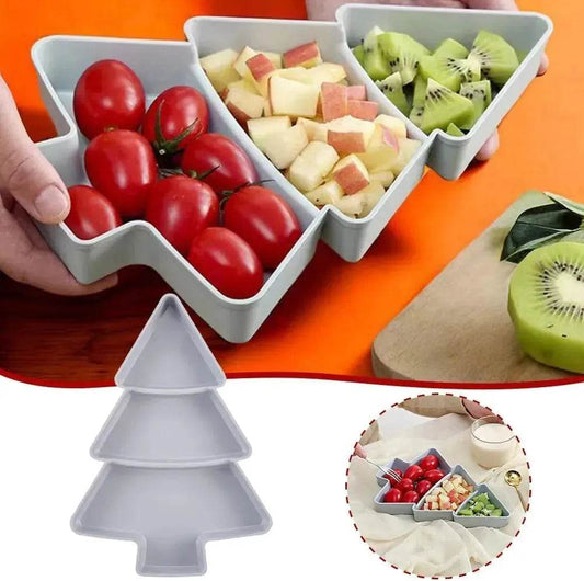Creative Christmas Tree Fruit Platter Tray - Velora