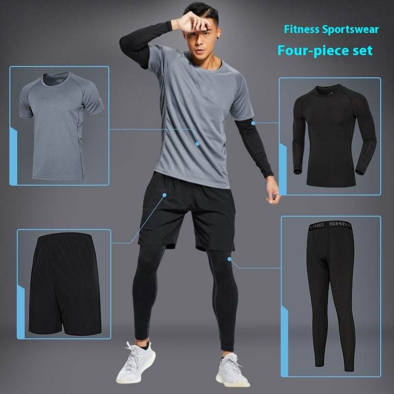Fitness apparel - Quick Drying Workout clothes for men Gym wear - Velora