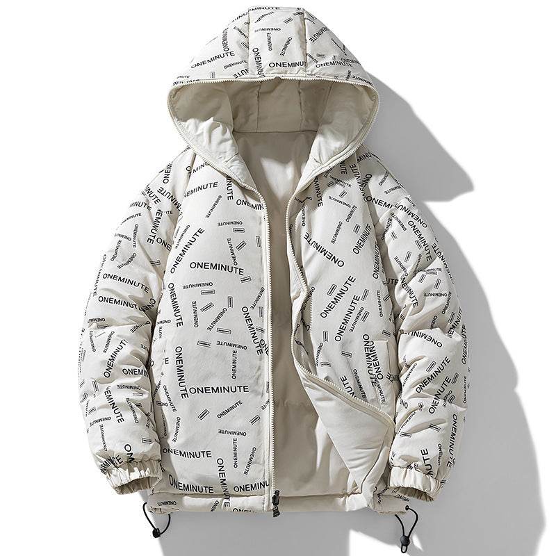 Men's Double-sided Down Cotton-padded Jacket Plus Size Winter Thicken Thermal - Velora