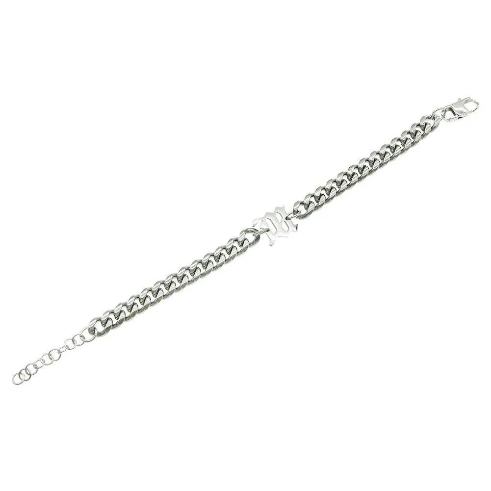 Titanium Steel Cuban Link Chain Bracelet - Velora