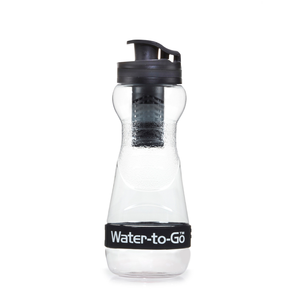 WatertoGo 50cL Water Purification Filter Bottle Removes Contaminants by 99.9% - Velora