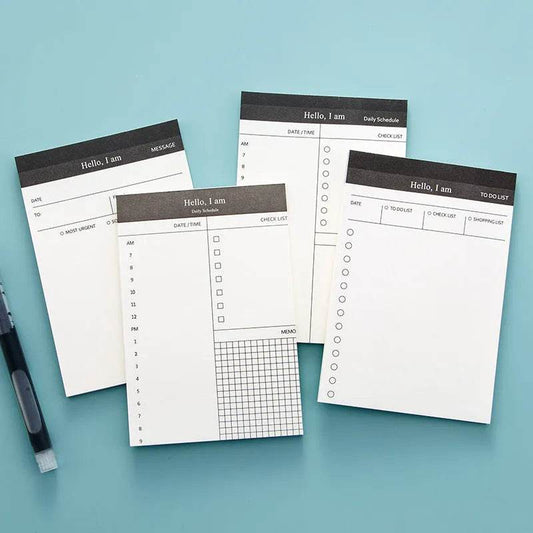 Portable Notepad Schedule Daily Planner - Velora