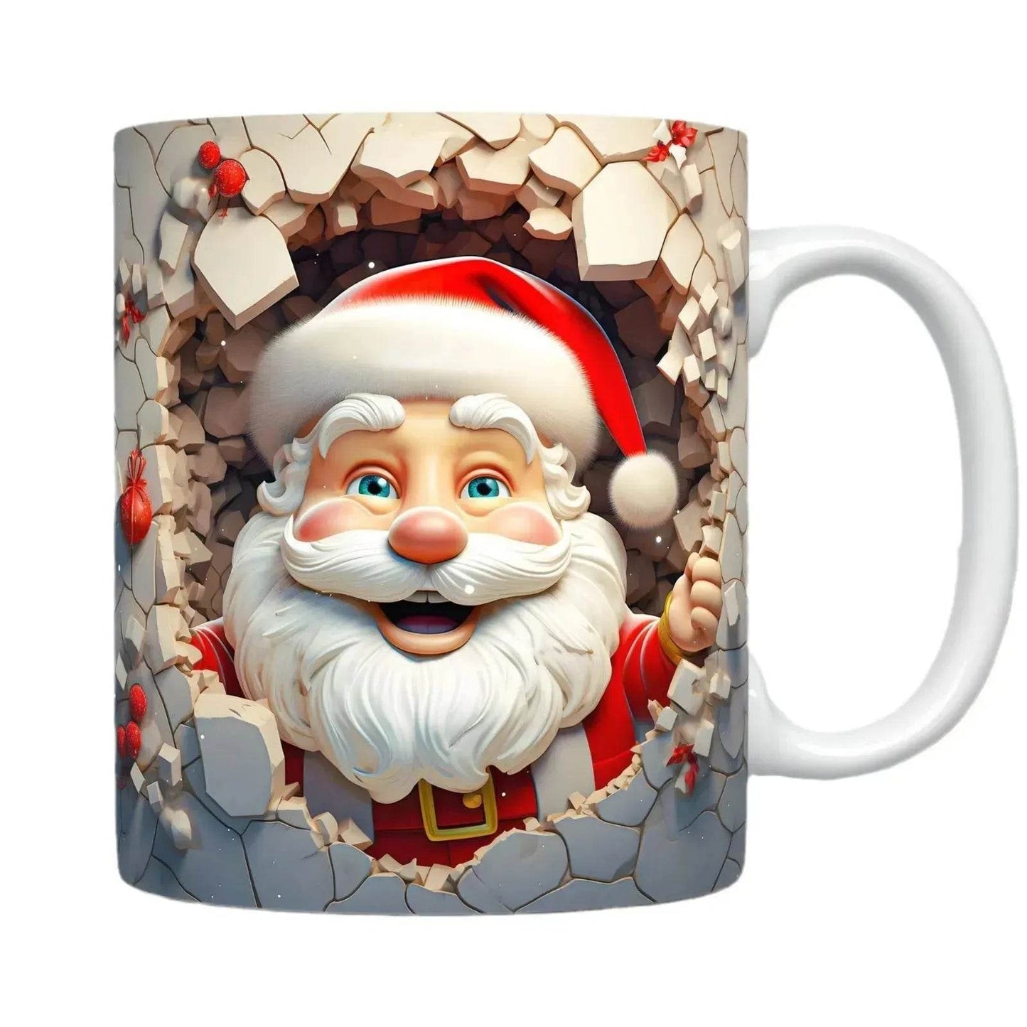 Creative 3D Christmas Ceramics Mug Christmas gift - Velora