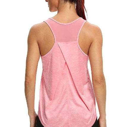 Mesh Yoga Sports Running Vest Sleeveless Workout Tank top women - Velora