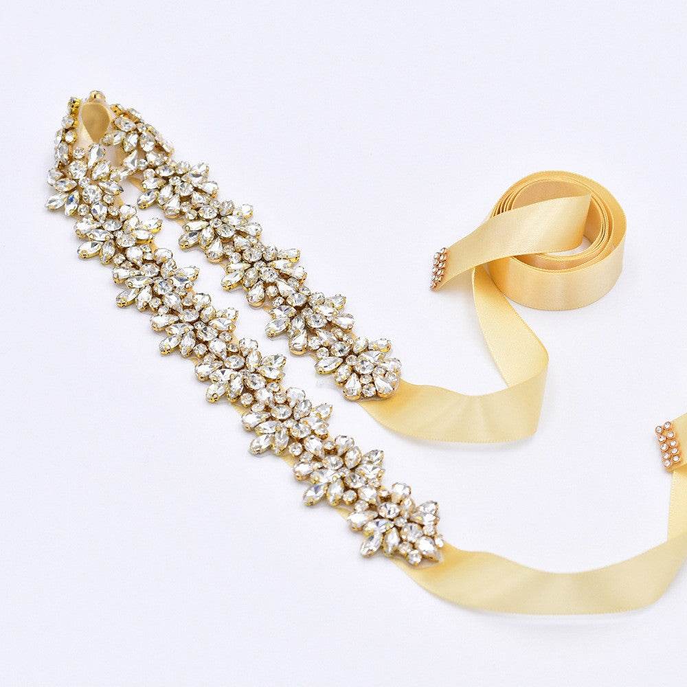 Handmade Luxury Rhinestone Sequin Belt - Velora