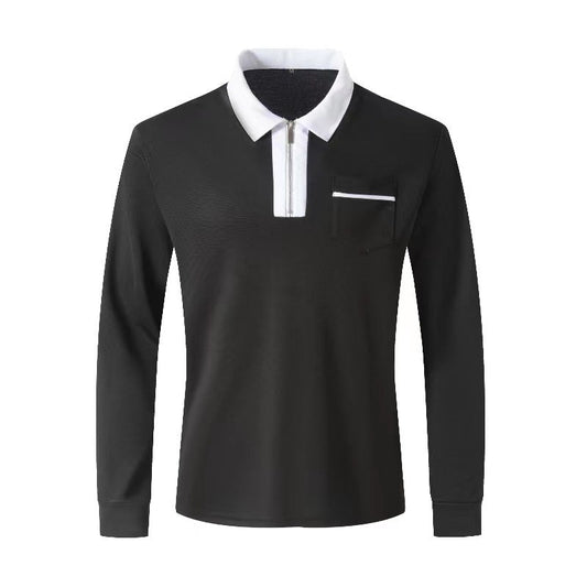 2024 Autumn Mens Long Sleeve Zipper Polo Shirts https://like2b-uy