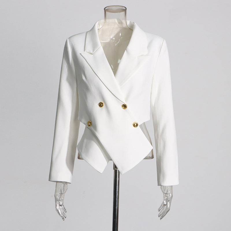 Elegant Elegant Style Long Sleeve Small Suit - Velora