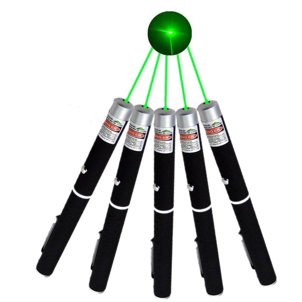 Pet Toy Green Laser Pointer Pen Light Single Beam High Power Lazer Flashlight 900Miles 1mW 532nm Torch - Velora