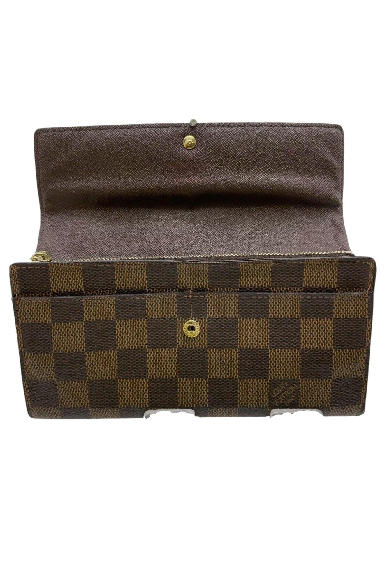 Louis vuitton Damier Ebene Pochette Porte Monnaie Carte - Velora