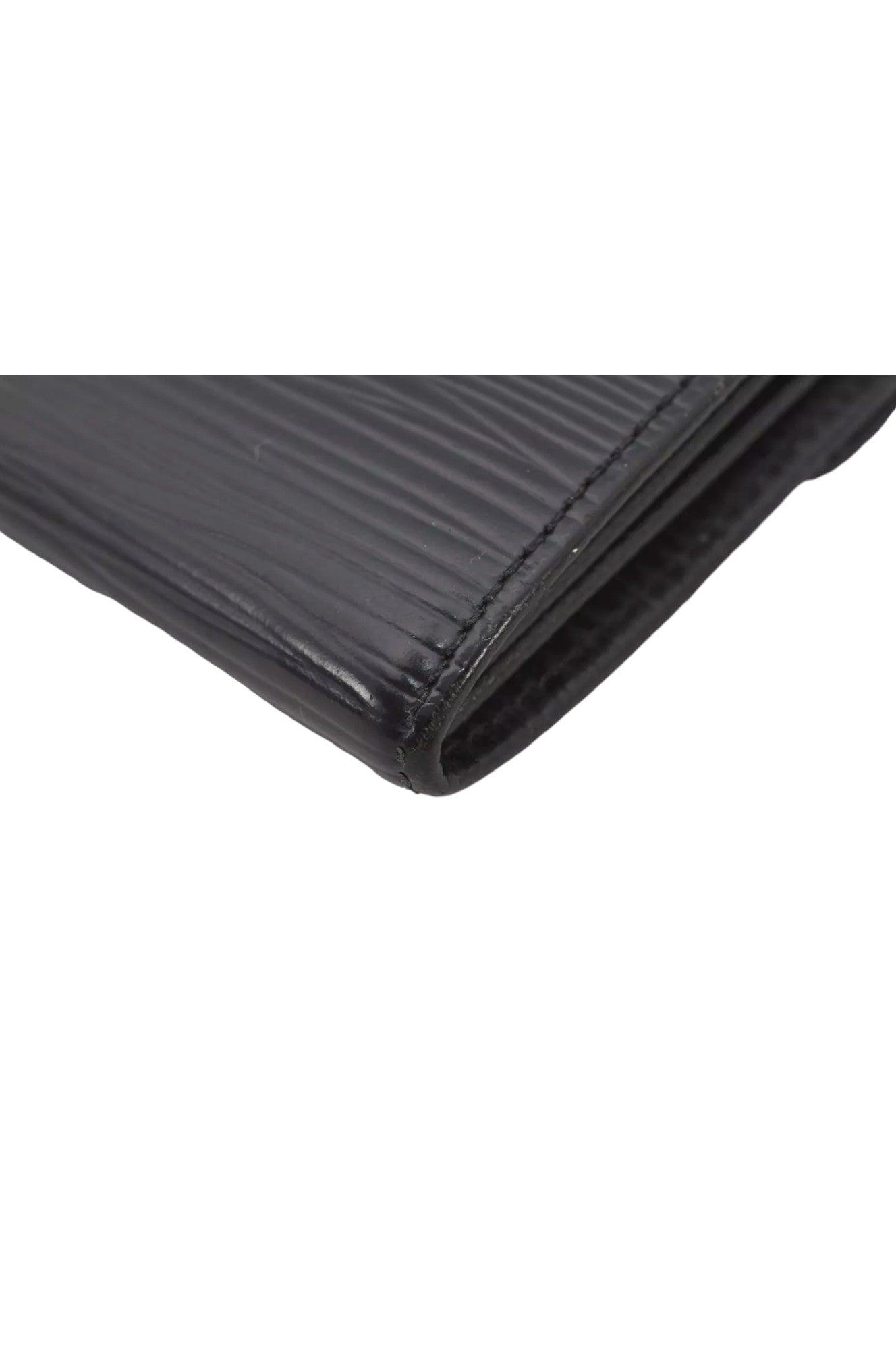 Louis Vuitton Epi Pochette Porte Monnaie Credit Wallet M63572 Black 8020K - Velora