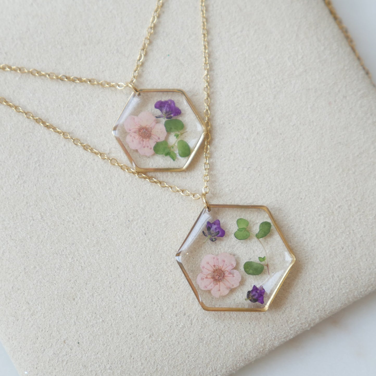 Collier Chloé rose - Velora