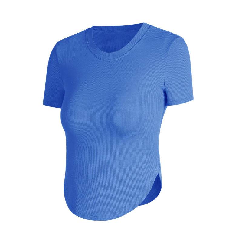 Nude feel Short-sleeved Workout Top Running gym top women - Velora
