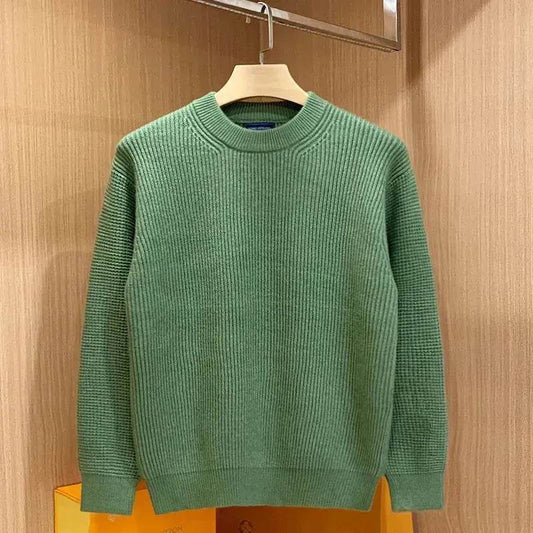 Autumn Fashion Knitted Woolen Thick Round Neck Pullover Sweater for men - Velora